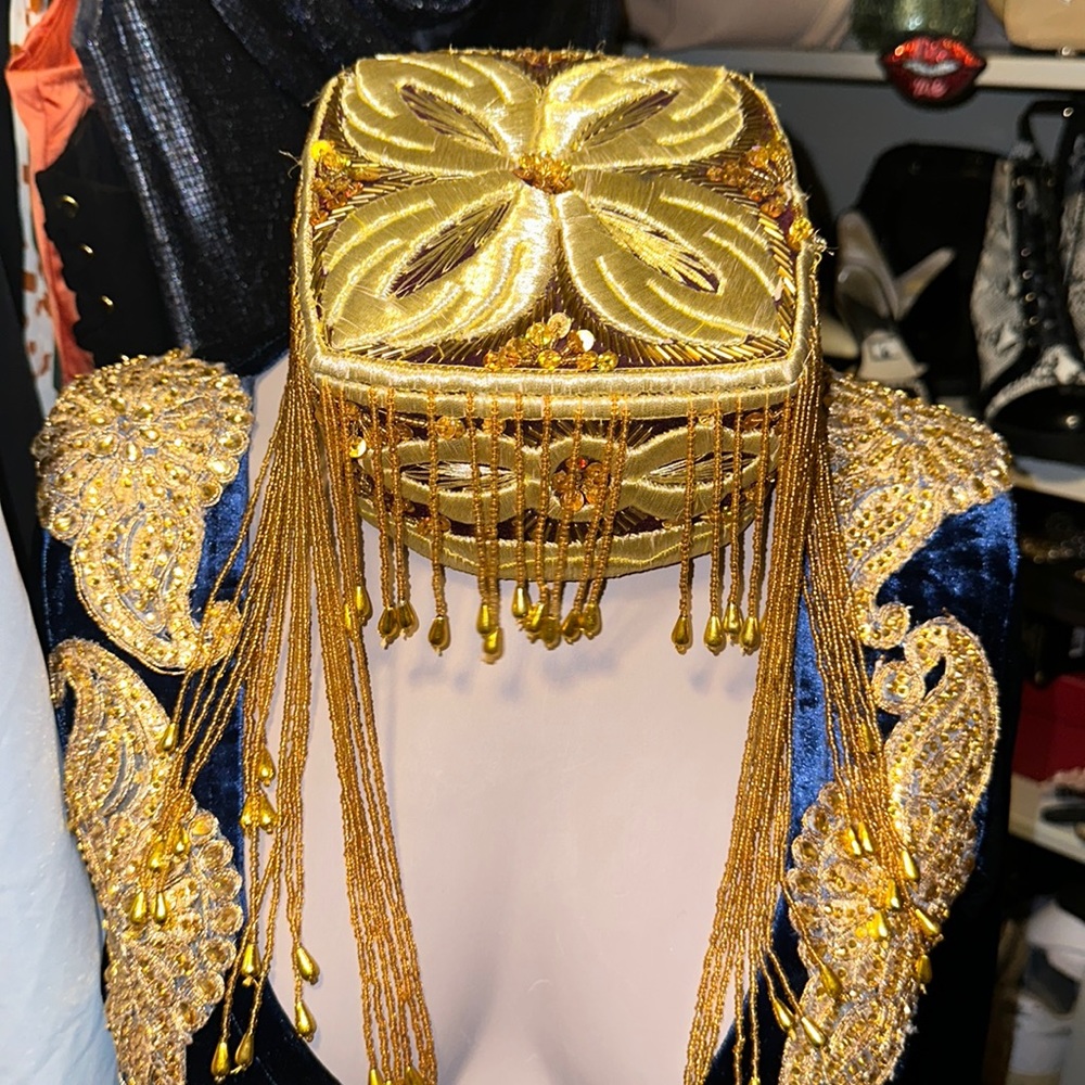 Handmade Special Uzbek Embroidered and beaded Hat 🤩🌟